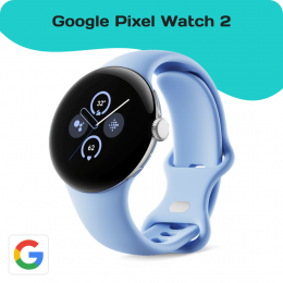 Google Pixel Watch 2 WiFi Polished Silver/Bay Band